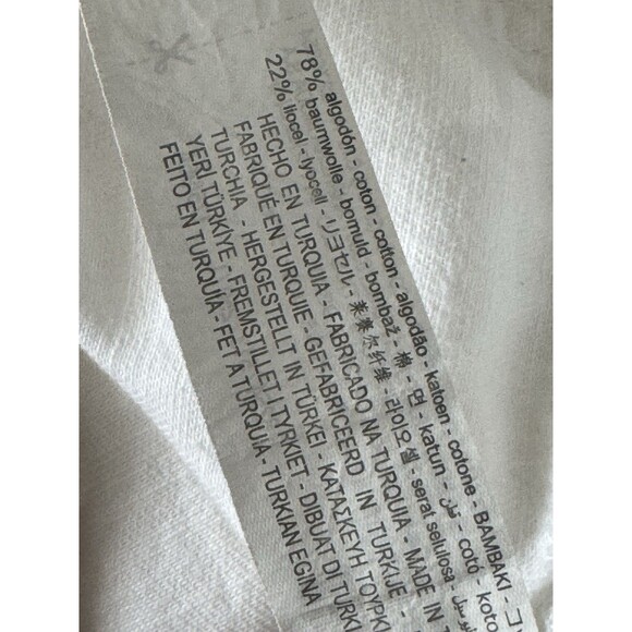 Bershka White  Knit Overall JOGGERS Jumpsuit  Womens Size LARGE - Picture 11 of 12